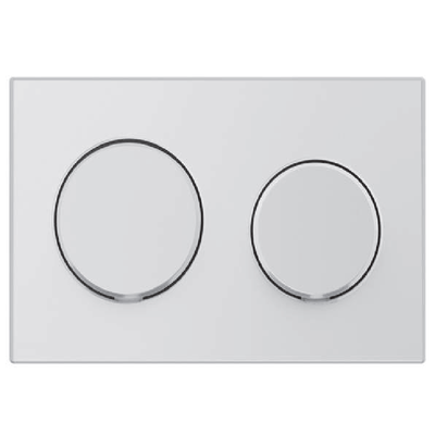 VitrA Панель смыва Uno, круглые кнопки, глянцевый хром, 730-0280EXP