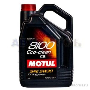Масло моторное Motul 8100 Eco-clean SM/CF 5W-30 синтетическое 5 л 101545 купить в Туле на Марата 100