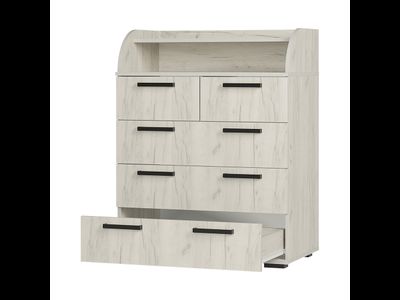 Комод Стандарт 1 (800*1020*460мм), дуб крафт белый