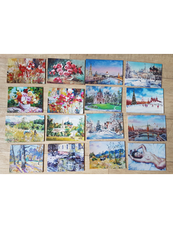 Магниты на холодильник с картинами Кругловых