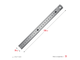 Нержавеющая линейка STAYER длина 0.2 м, Professional