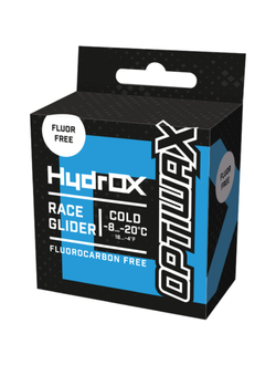 Гоночный бесфторовый парафин HydrOX Race Glider Cold, 60g -8…-20°C