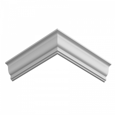 Потолочный карниз Ultrawood CR0025, из ЛДФ-декора, под покраску, 2.44 м.