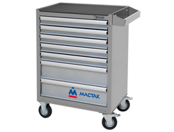 Тележка инструментальная, 7 выдвижных ящиков, "ОПТИМА", серая МАСТАК 521-07581MG