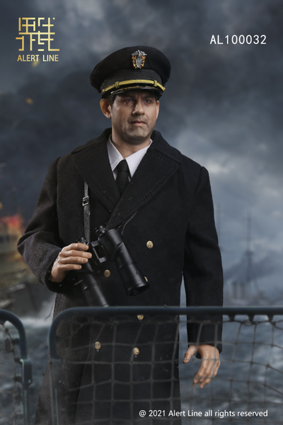 Капитан ВМФ США времен Второй Мировой - Коллекционная ФИГУРКА 1/6 scale WWII U.S.NAVY Destroyer Commander  (AL100033) - Alert Line