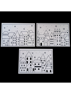 Авторские открытки, коллекция "Город"