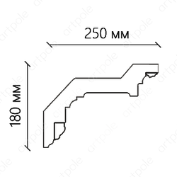 Карниз орнаментальный SK149N (наборный)