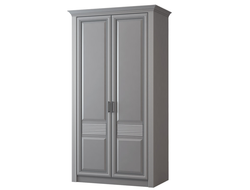 Гостиная ОРЛЕАН - №835 Шкаф 2-дверный Стальной серый