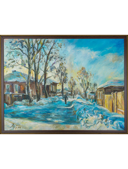 Пейзаж По воду зимой Круглова Ирина