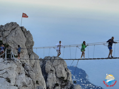 Подвесной мост на Ай-Петри