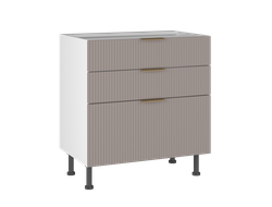 Кухня ФЬЮЖН - Стол СЯ-80 Волна мокко