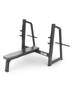 Олимпийская скамья для жима (прямая) UNIX Fit PRO (UC-1629) Черный