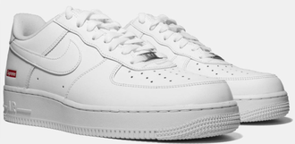 Nike Air Force 1 Low Supreme White сбоку