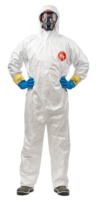 Комбинезон BTR 500 из материала Tyvek® (США DuPont™) с капюшоном 41гр