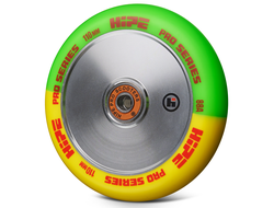 Купить колесо HIPE H21 (Green/Yellow) 110 для трюковых самокатов в Иркутске