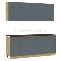 ЭВ058 Кухня Гамма (1800). Размер: 1800х600