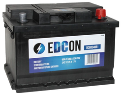 Аккумулятор Edcon для Nissan Tiida 60Ah 540A