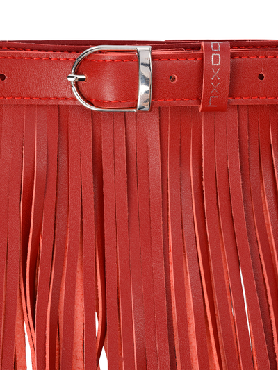 Bonny пояс с бахромой 80  Красный