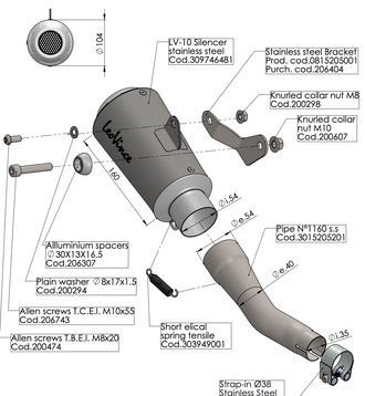 Глушитель LeoVince LV-10 15205