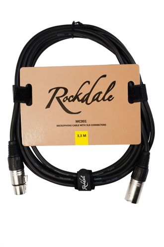 MC001.3.3 MICROPHONE CABLE WITH XLR CONNECTORS, 3,3 METERS