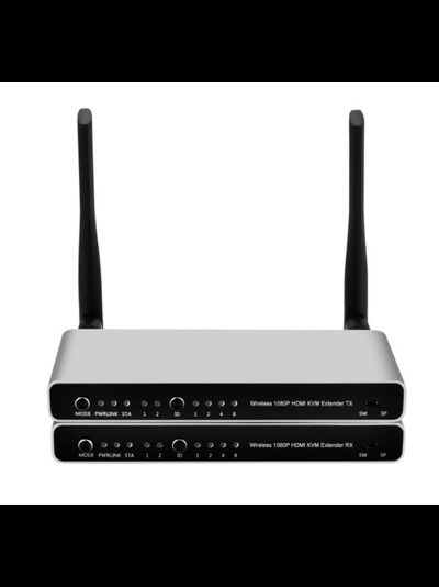 DE/VK-W200KVM беспроводной HDMI удлинитель  для HDMI 1080p (до 200 м.) Поддержка функции KVM.