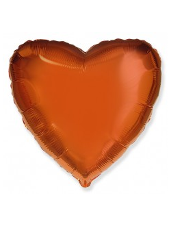 Шар Сердце, Оранжевый / Heart Orange