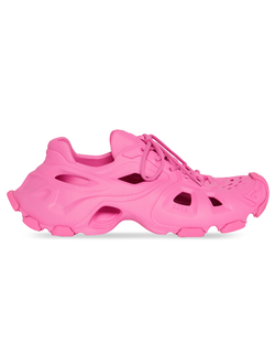 Balenciaga HD Lace Up Cut Out Sneakers Fluo Pink женские