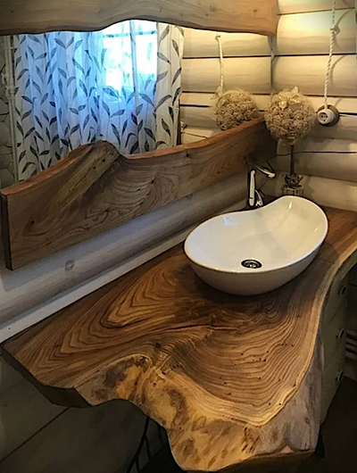 столешница под раковину, столешница под раковину из дерева, стол река под раковину, стол для раковин