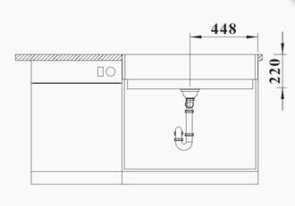 Мойка Blanco Vintera XL 9-UF, 526107