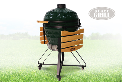 Керамический гриль-барбекю START GRILL PRO SG24 24 дюйма зеленый