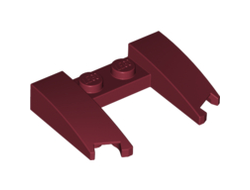 Wedge 3 x 4 x 2/3 Curved with Cutout, Dark Red (11291 / 6016771 / 6146960 / 6179679 / 6252370)