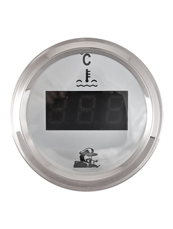 Указатель температуры воды цифровой, Мореман 25-120 градусов, белый циферблат