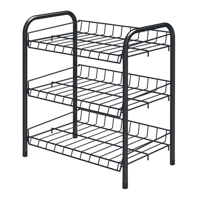 Этажерка ЭТ4, цвет матовый черный