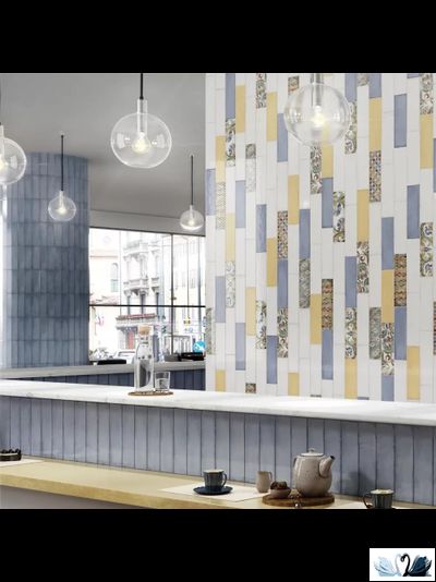 Керамическая плитка Kerama Marazzi Монпарнас желтый 8.5x28.5 см глянцевый