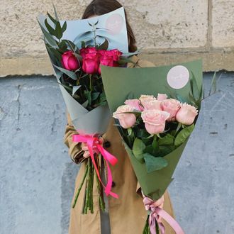 Доставка цветов в Волгограде - FLOWER34.RU - Букет из 9 голландских роз 70 см