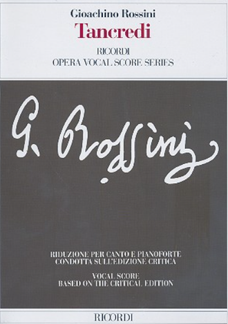 Rossini, Gioacchino Tancredi vocal score (it) Einführung in en/it