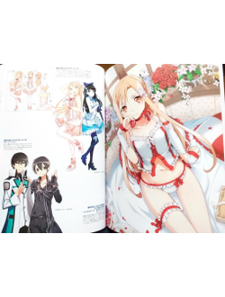 Оригинальный Арт Бук Sword Art Online SAO - ABEC Artworks II Wanderers  (Мастера Меча Онлайн)