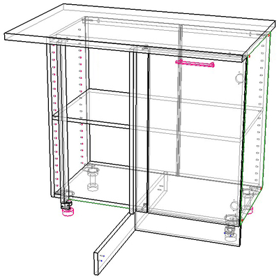 Стол кухонный Аляска НУ-100 (1000)