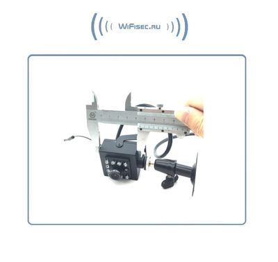 Охранная IP WiFi-LAN видеокамера с ночным видением и аудиоканалом, встроенный DVR. Full HD (CamHi)