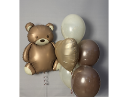 Сет из гелиевых шаров "Мишутка"