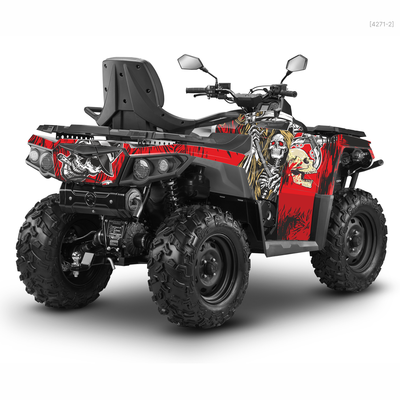 Наклейки на квадроцикл Aodes Pathcross 1000 mud pro - 2021 2022 2023 2024 №4271-2