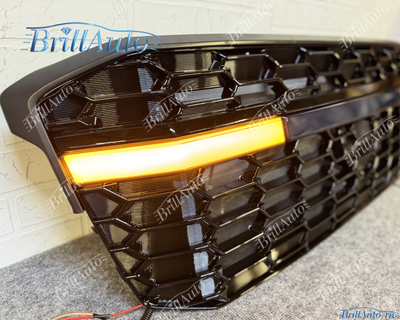Решетка Toyota Land Cruiser 300 LED антихром