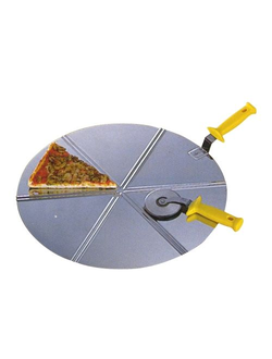 Лопата для пиццы 45см, сегментная, 3/6 сегмента, нержавеющая сталь AISI 304