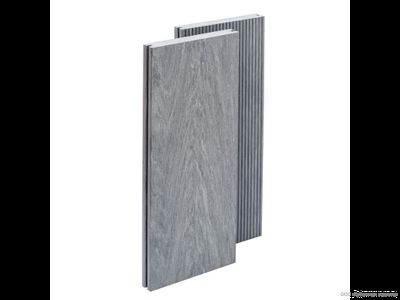 Террасная доска Bruggan Multicolor полнотелая Grey