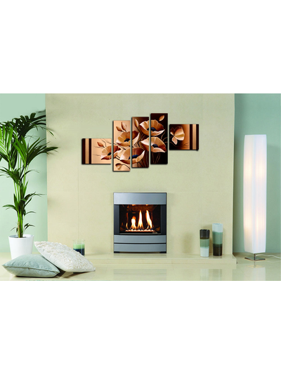 Модульная картина "Необычные цветы"