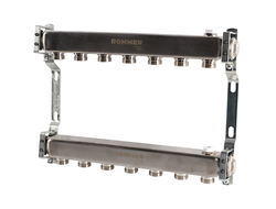 Коллекторная группа ROMMER для радиаторной разводки (7 контуров)