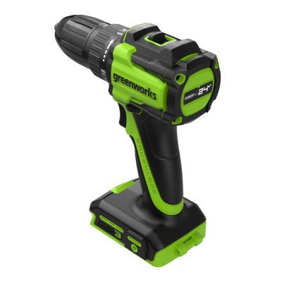 Дрель-шуруповерт ударная аккумуляторная Greenworks DD345, 24V