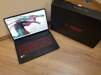 MSI THIN GF75 9SCSR-453XRU ( 17.3 FHD IPS 144HZ I7-9750H GTX1650Ti(4GB) 16GB 512SSD )