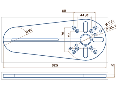 Циркуль для ручного фрезера