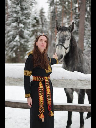 Платье славянское «Велесиха»